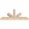 Ekena Millwork Saratoga Smooth Timber Gable Bracket, Douglas Fir, 72"W x 36"H x 5 1/2"D x 5 1/2"F, 12/12 Pitch GBW072X36X0606SAR00SDF - alternate 2